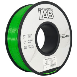 Filament Prof. Lab ABS+ Green Zielony Wytrzymały Inżynieryjny 1.75mm 1kg