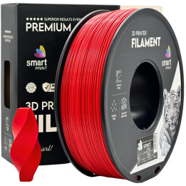 Filament Smart Print ABS+ Red Czerwony Wytrzymały Techniczny 1.75mm 1kg