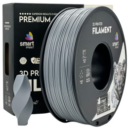 Filament Smart Print ABS+ Silver Srebrny Wytrzymały Techniczny 1.75mm 1kg