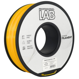 Filament Prof. Lab ABS+ Yellow Żółty Wytrzymały Inżynieryjny 1.75mm 1kg