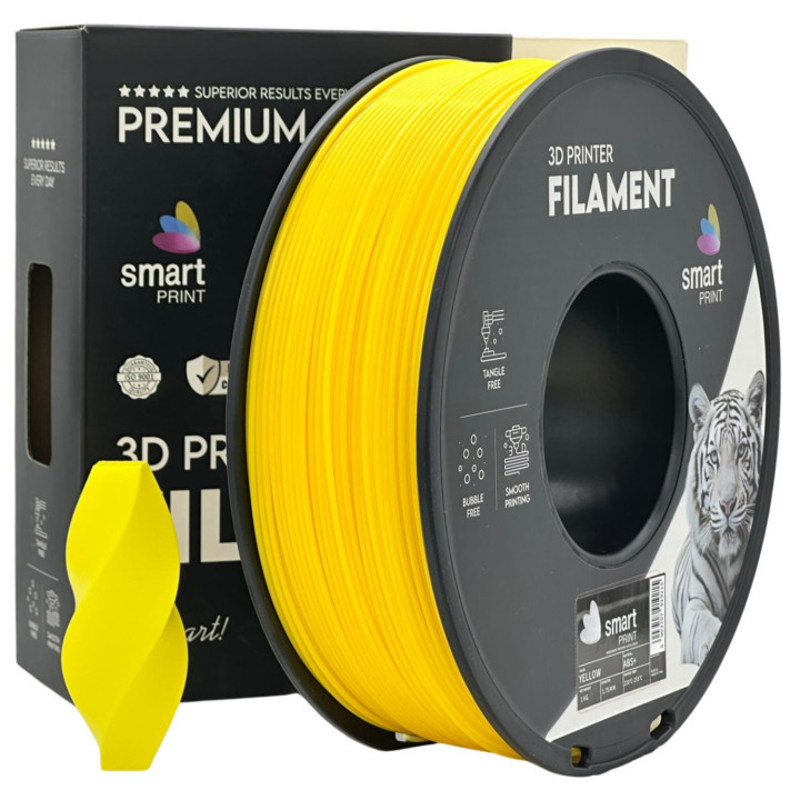 Filament Smart Print ABS+ Yellow Technical Grade 1.75mm 1kg