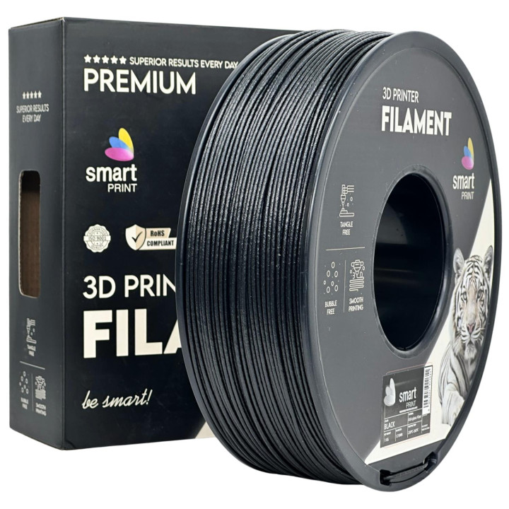 Filament Smart Print ASA Glass Fiber Black 1.75mm 1kg Glass Fiber