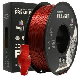 Filament Smart Print PLA 1,75mm 1kg czerwony brokatowy Galaxy Red