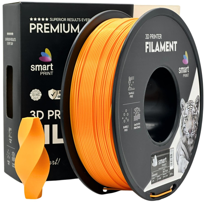 Filament Smart Print HS-PLA Orange Pomarańczowy 1.75mm 1kg High Speed