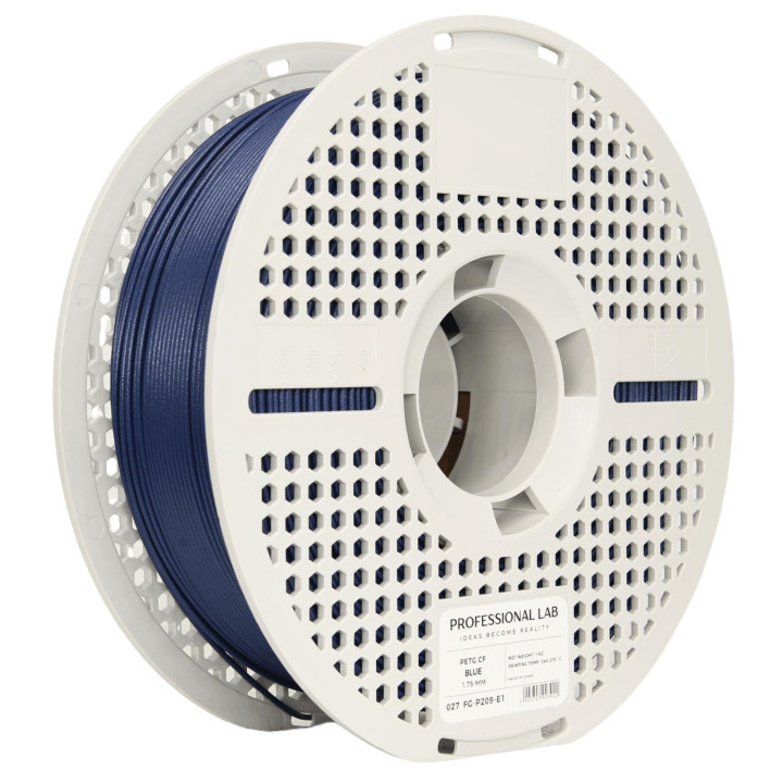 Filament Prof. Lab PETG + CF Blue 1.75mm 1kg Carbon Włókno Węglow