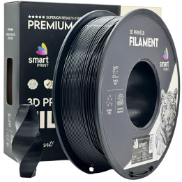 Filament Smart Print PETG Black Czarny Wytrzymały Odporny 1.75mm 1kg