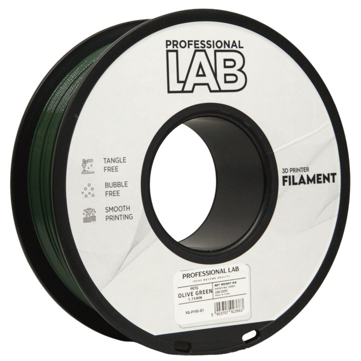 Filament Prof. Lab PETG Olive Green Oliwkowy 1.75mm 1kg