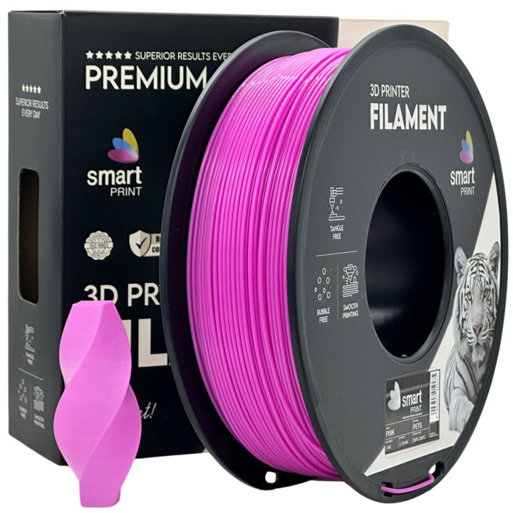Filament Smart Print PETG Pink Różowy 1.75mm 1kg