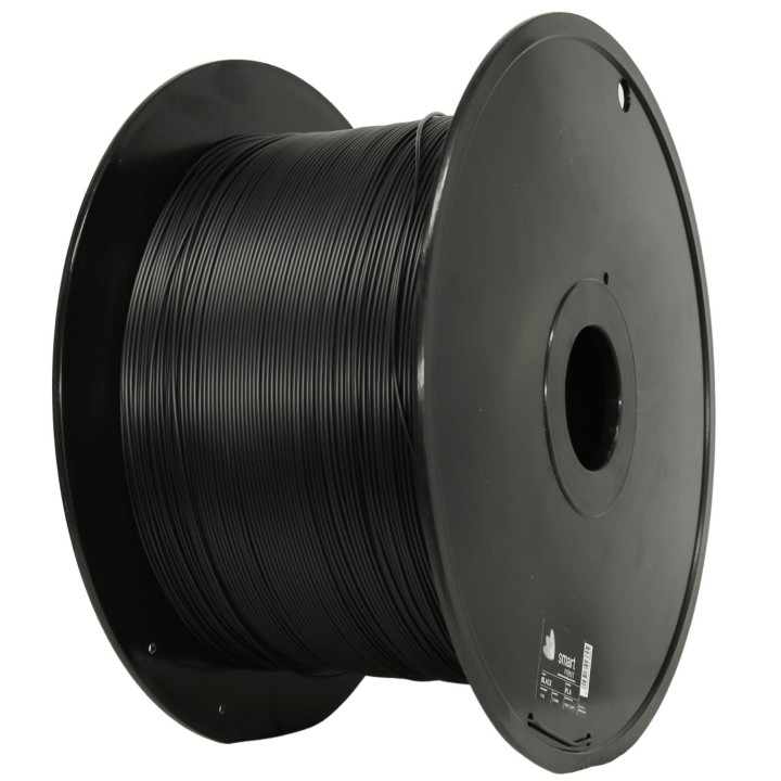 Filament PLA Smart Print 1.75mm 5kg Czarny Black Duża Szpula 3D
