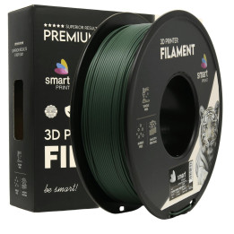 Filament PLA Carbon Fiber 1,75mm 1kg zielony matowy Smart Print