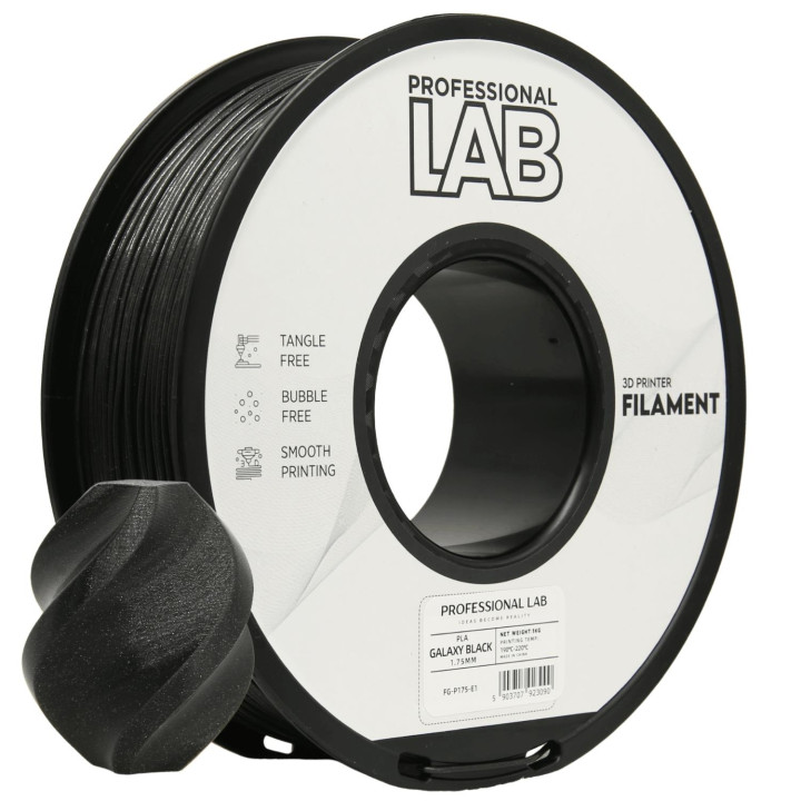 Filament Prof. Lab PLA Galaxy Black 1.75mm 1kg