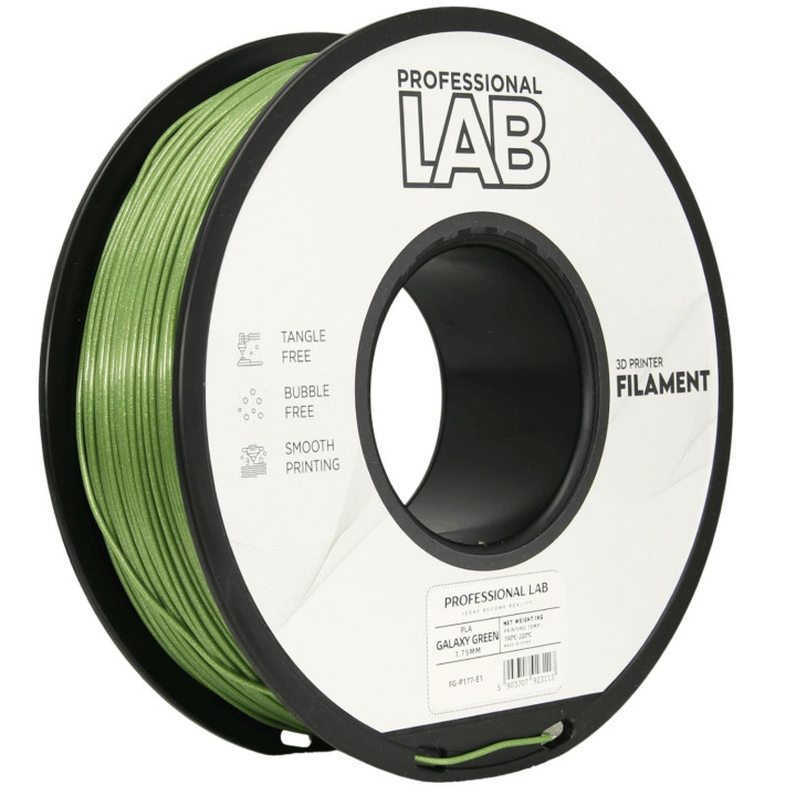 Filament Prof. Lab PLA Galaxy Green Zielony 1,75mm 1kg
