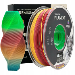 Filament PLA Gradient Colour 1.75mm 1kg tęczowy wielokolorowy Smart Print