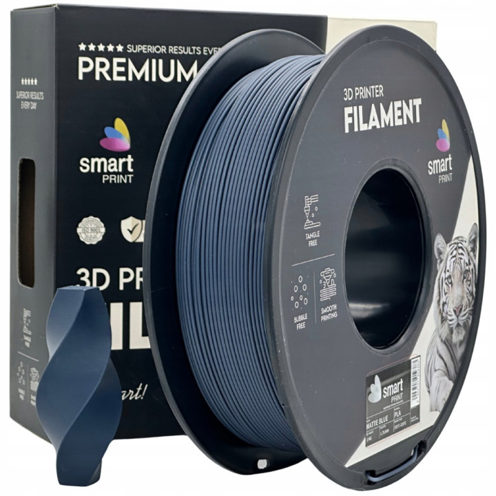 Filament Smart Print PLA Matte Blue Niebieski 1.75mm 1kg Matowy