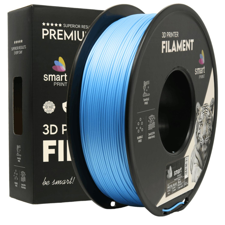 Filament PLA Pastel Blue 1.75mm 1kg jasnoniebieski Smart Print