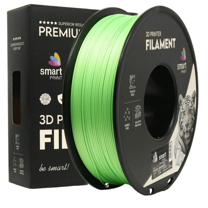 Filament Smart Print PLA 1,75mm 1kg pastelowy zielony Pastel Green