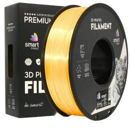 Filament Silk PLA Brass 1,75mm 1kg mosiężny błyszczący Smart Print 3D