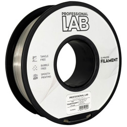 Filament Smart Print PLA 1.75mm 1kg Clear Transparent Prof Lab