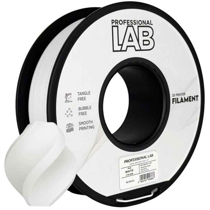 Filament Prof. Lab PLA White 1.75mm 1kg