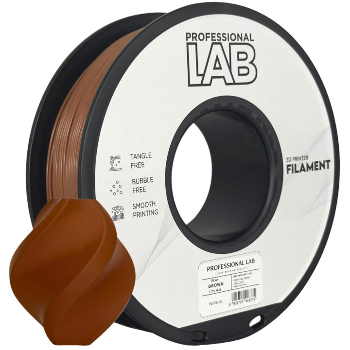 Filament Prof. Lab PLA+ Brown Reinforced 1.75mm 1kg