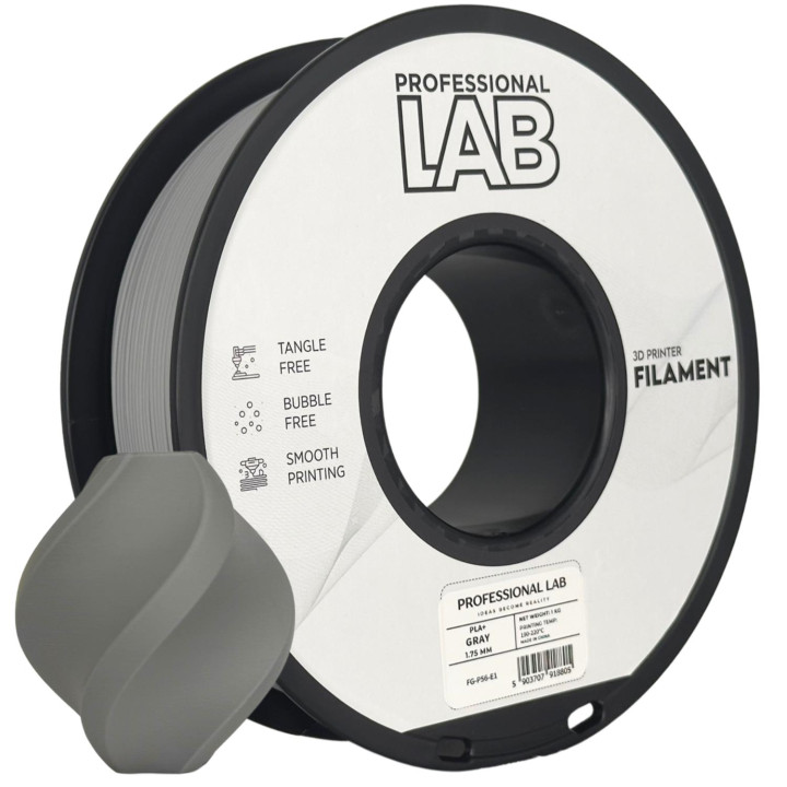 Filament Prof. Lab PLA+ Gray 1.75mm 1kg