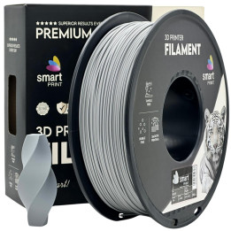 Filament PLA+ Gray 1.75mm 1kg Gray Reinforced High-Strength Smart Print