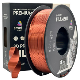 Filament Silk PLA Copper 1,75mm 1kg miedziany błyszczący Smart Print