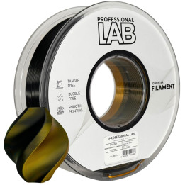 Filament Prof. Lab Silk PLA Dual Color Black-Gold Czarno-Złoty 1kg