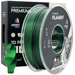 Filament Silk PLA Dual-Color Black-Green 1.75mm 1kg Smart Print