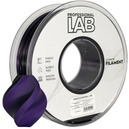 Filament Prof. Lab Silk PLA Dual Color Czarny Fioletowy Black Purple 1.75mm