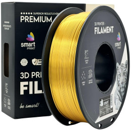 Filament Smart Print Silk PLA Gold Złoty 1.75mm 1kg Jedwabisty Połysk