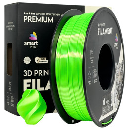 Filament Smart Print Silk PLA Green 1.75mm 1kg