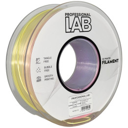 Filament Silk PLA Prof. Lab 1.75mm 1kg Rainbow Light Tęczowy Jasny 3D