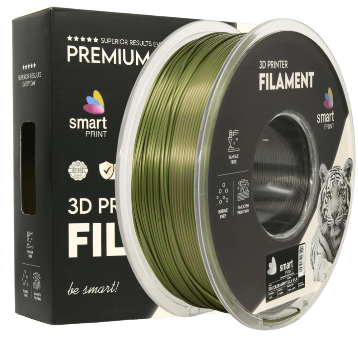 Silk PLA Tri-Color Army | Smart Print