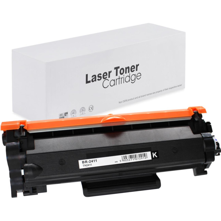Toner BR-2411 for Brother TN-2411 HL-L2312D DCP-L2512D Black 1.2k