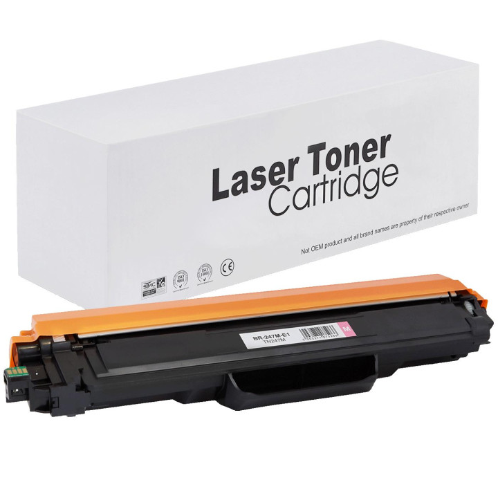 Toner BR-247M for Brother TN-247M HL-L3210 DCP-L3550 Magenta 2.3k