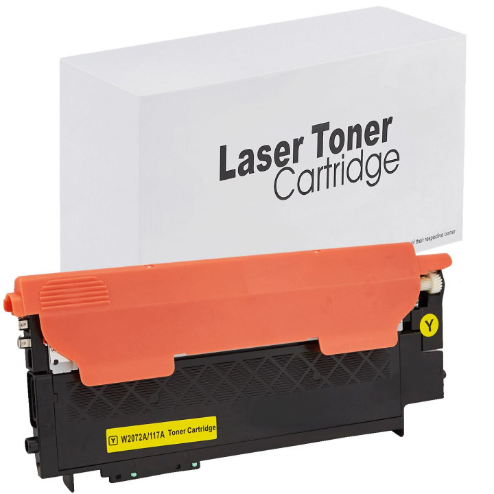 Toner HP-117Y for HP W2072A 117A Color Laser 150 178 179 Yellow 700 str.