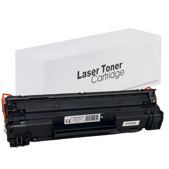 Toner HP-85A 36A 78A 35A for HP CE285A CB436A CB435A CE278A Black 2k