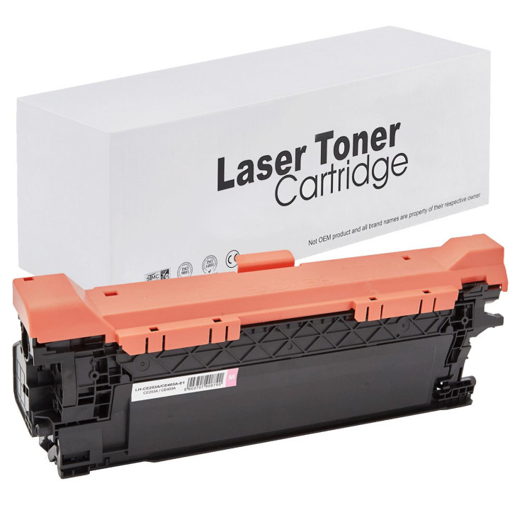 Toner do HP CE253A 504A CE403A 507A CP3525 M551 M570 Magenta 6k