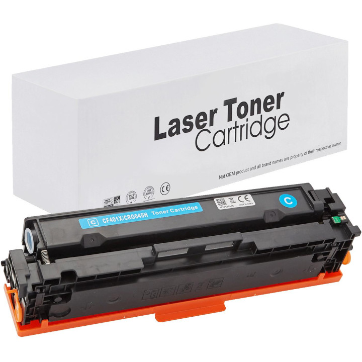 Toner CF401X CRG-045H do HP M252 M277 Canon MF633 niebieski Cyan 2.2k