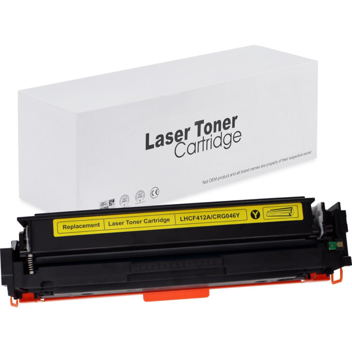 Toner CF412A CRG-046Y do HP M452 M477 Canon MF732 żółty Yellow 2.3k