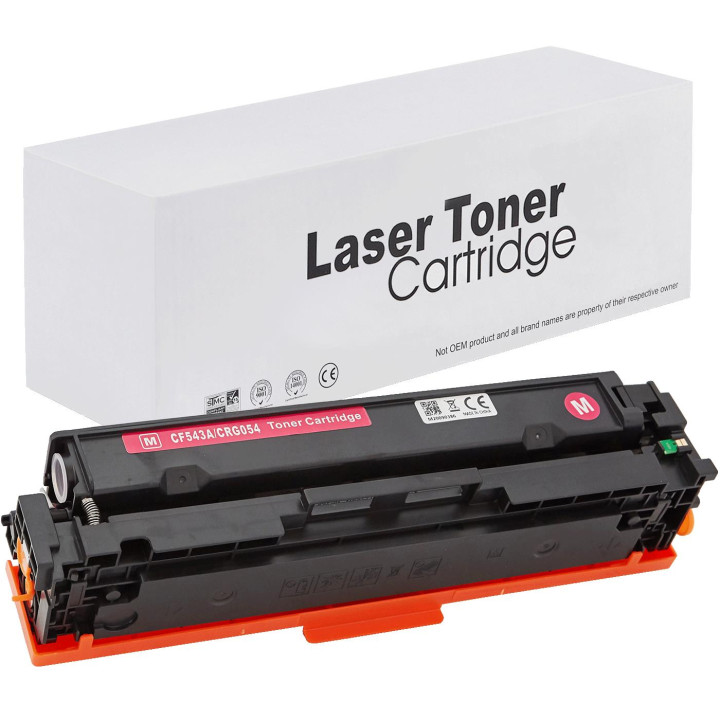 Toner HP-CF543A CRG054M do HP Canon Purpurowy Magenta 1.3k