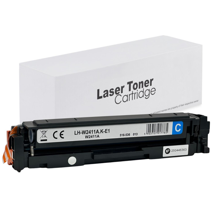 Toner HP-W2411A.K do HP 216A W2411A M182n M183fw Cyan Bez Chipa 850str