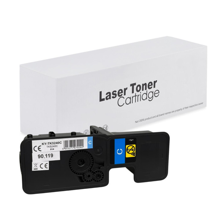 Toner KY-TK5240C for Kyocera TK-5240C M5526cdn P5026cdw Cyan 3k