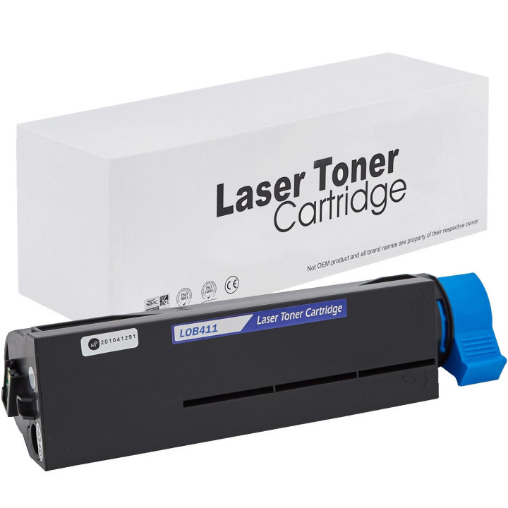 Toner OK-411 for OKI 44574702 B411d B431dn MB461 MB471 Black 3k