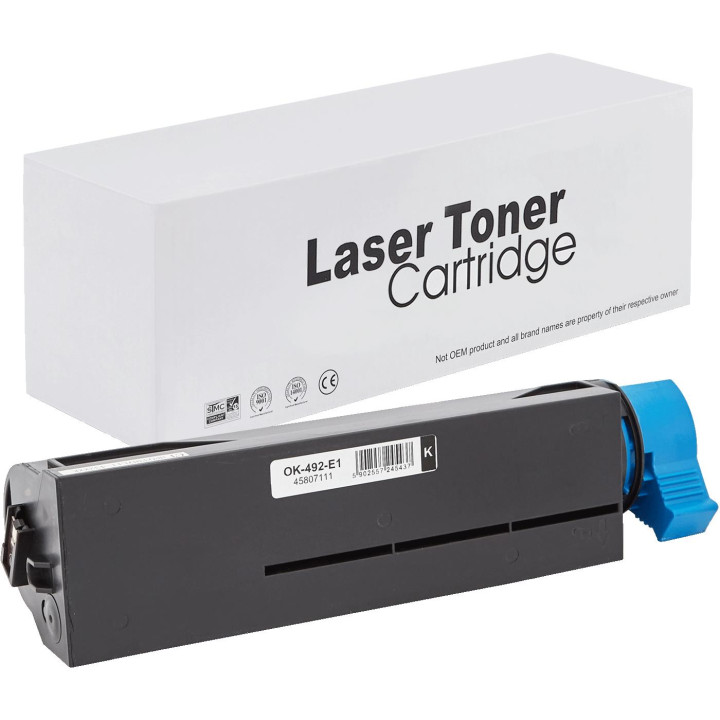 Toner for OKI 45807111 B432 B512 MB492 MB562 Black 12k