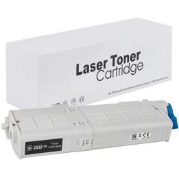 Toner for OKI 46490608 C532 C542 MC563 MC573 Black 7k