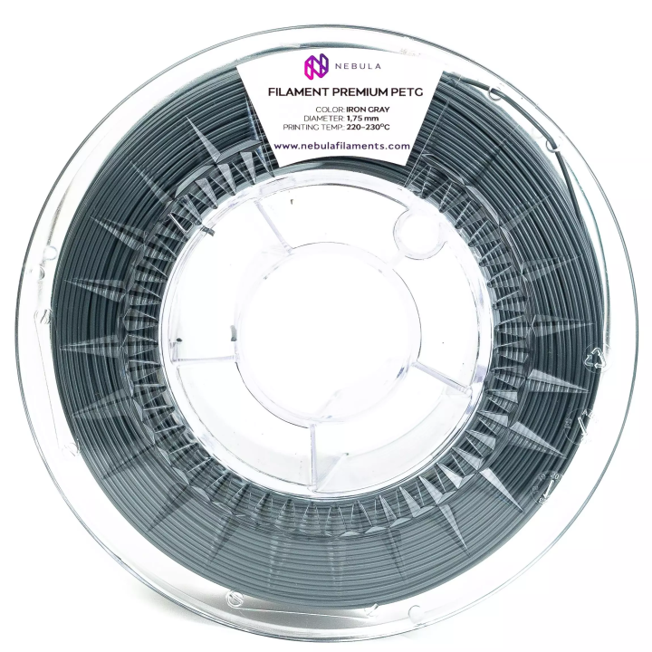 Filament Nebula PET-G Iron Gray Stalowy Szary 1.75mm 0.5kg