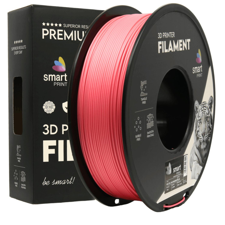 Filament Smart Print PLA 1,75mm 1kg pastelowy malinowy Pastel Raspberry