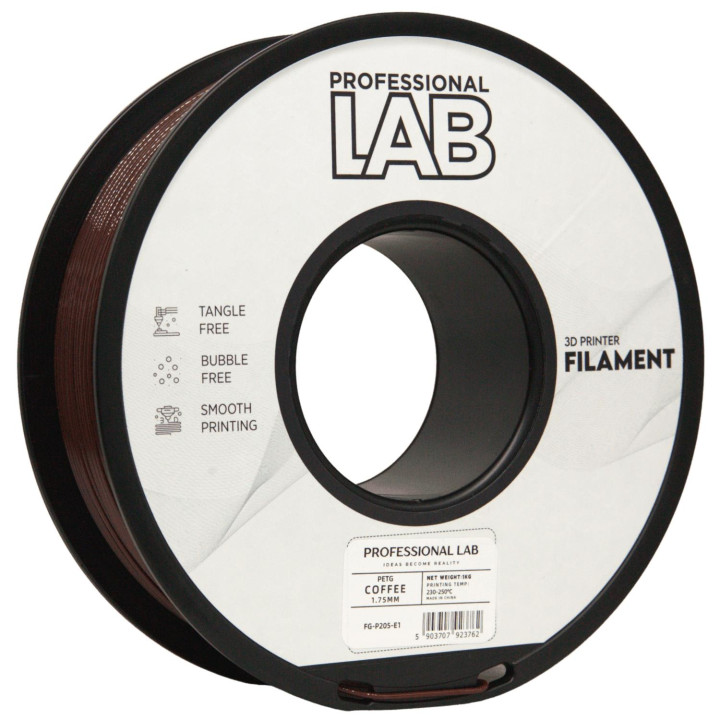 Filament Prof. Lab PETG Coffee Kawa Kawowy Brąz 1,75mm 1kg